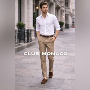 Club Monaco Men's Khaki Chinos